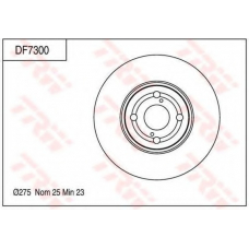 DF7300 TRW Тормозной диск