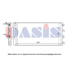 492004N AKS DASIS Конденсатор, кондиционер