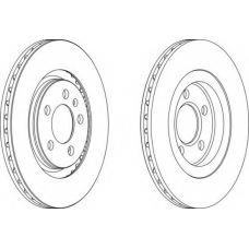 DDF332-1 FERODO Тормозной диск