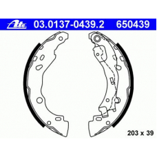 03.0137-0439.2 ATE Комплект тормозных колодок