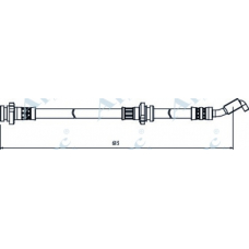 HOS4054 APEC Тормозной шланг