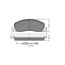 31030 SPIDAN Комплект тормозных колодок, дисковый тормоз