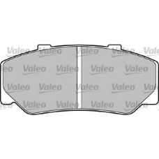 598529 VALEO Комплект тормозных колодок, дисковый тормоз