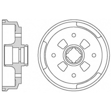 VBD55 MOTAQUIP Тормозной барабан