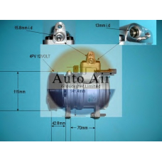 14-1037 AUTO AIR GLOUCESTER Компрессор, кондиционер