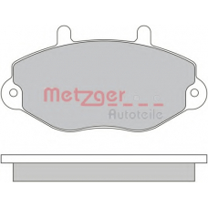 1170629 METZGER Комплект тормозных колодок, дисковый тормоз