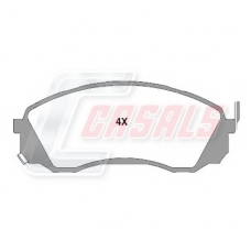 BKM597 CASALS Комплект тормозных колодок, дисковый тормоз