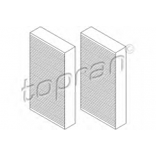 407 738 TOPRAN Фильтр, воздух во внутренном пространстве