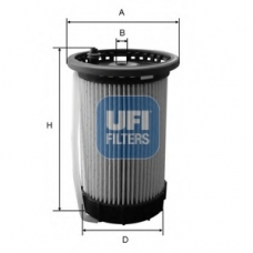 26.065.00 UFI Топливный фильтр