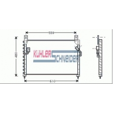 0221801 KUHLER SCHNEIDER Конденсатор, кондиционер