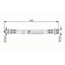 1 987 481 220 BOSCH Тормозной шланг