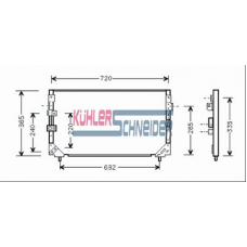 3220161 KUHLER SCHNEIDER Конденсатор, кондиционер