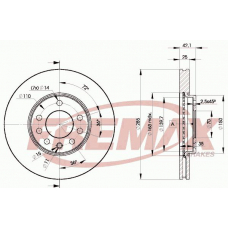 BD-9003-50 FREMAX Тормозной диск