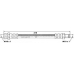 FBH6324 FIRST LINE Тормозной шланг