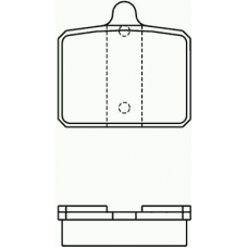 P 85 001 BREMBO Комплект тормозных колодок, дисковый тормоз