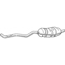 283-277 BOSAL Глушитель выхлопных газов конечный