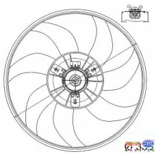 8EW 351 039-751 HELLA Вентилятор, охлаждение двигателя