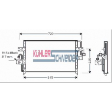 1621501 KUHLER SCHNEIDER Конденсатор, кондиционер