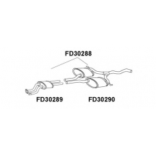 FD30288 VENEPORTE Предглушитель выхлопных газов