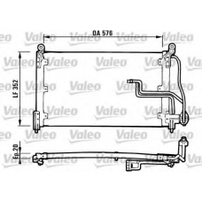 816904 VALEO Конденсатор, кондиционер