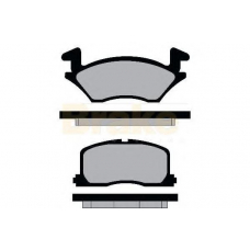 PA849 BRAKE ENGINEERING Комплект тормозных колодок, дисковый тормоз