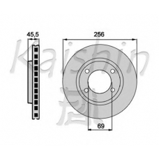 CBR102 KAISHIN Тормозной диск