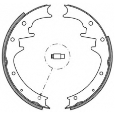 BSA2163.00 OPEN PARTS Комплект тормозных колодок