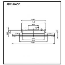 ADC 0405V Allied Nippon Гидравлические цилиндры