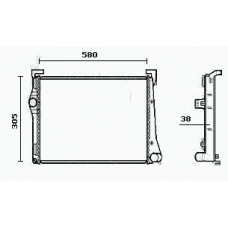 RM0614 EQUAL QUALITY Радиатор, охлаждение двигателя