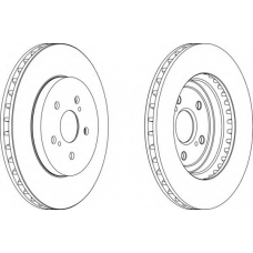 DDF1544-1 FERODO Тормозной диск