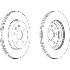 DDF1805 FERODO Тормозной диск