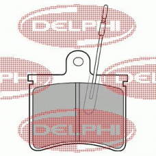 LP228 DELPHI Комплект тормозных колодок, дисковый тормоз