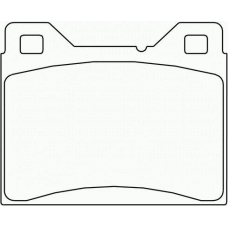 T0408 PAGID Комплект тормозных колодок, дисковый тормоз