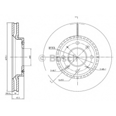 0 986 BB4 360 BOSCH Тормозной диск