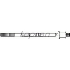 207 145 TOPRAN Осевой шарнир, рулевая тяга