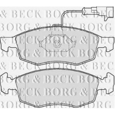 BBP2162 BORG & BECK Комплект тормозных колодок, дисковый тормоз