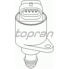 721 459 TOPRAN Поворотная заслонка, подвод воздуха