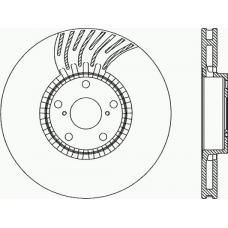 BDR2285.20 OPEN PARTS Тормозной диск