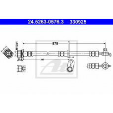 24.5263-0576.3 ATE Тормозной шланг