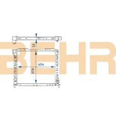 2109128 BEHR Radiator