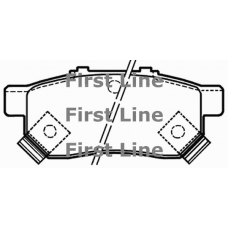 FBP3283 FIRST LINE Комплект тормозных колодок, дисковый тормоз