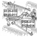 0125-012 FEBEST Рычаг независимой подвески колеса, подвеска колеса