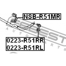 0223-R51RL FEBEST Тяга / стойка, стабилизатор