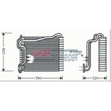 8700091 KUHLER SCHNEIDER Испаритель, кондиционер