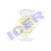 181396 ICER Комплект тормозных колодок, дисковый тормоз