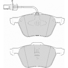 FD7015A NECTO Комплект тормозных колодок, дисковый тормоз