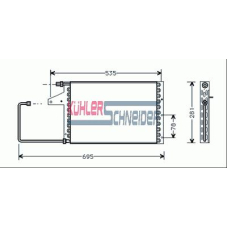 1523301 KUHLER SCHNEIDER Конденсатор, кондиционер