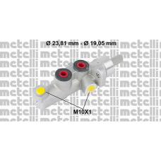 05-0773 METELLI Главный тормозной цилиндр