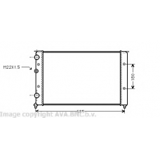 VWA2124 Prasco Радиатор, охлаждение двигателя