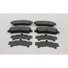 8110 10577 TRISCAN Комплект тормозных колодок, дисковый тормоз